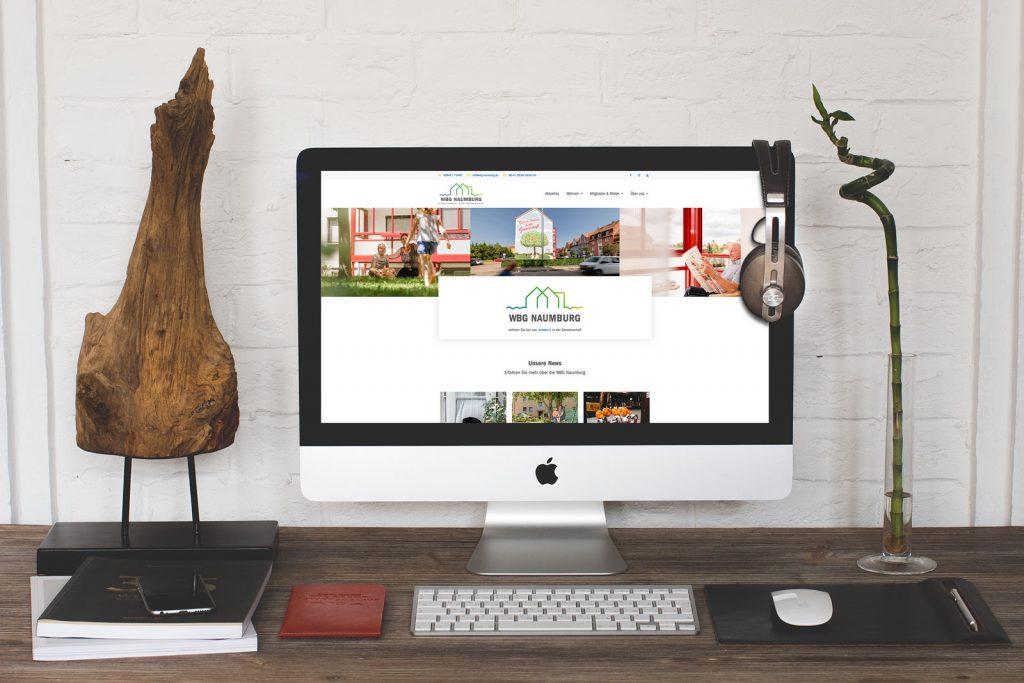 Die neue Website der WBG Naumburg